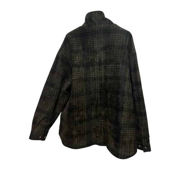 Vintage Irish Setter by Red Wing Green Plaid Hunting Full Zip Jacket Size XXL - Picture 5 of 9